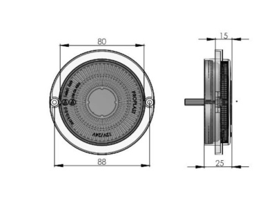 Feu arrière multifonctions à LED PRO-MIDI-RING _1