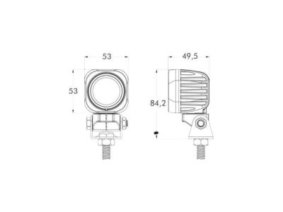 Phare de travail à LED PRO-MICRO-MASTER 1000 Lumen_2