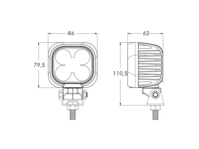 Faro da lavoro a LED PRO-MASTER 4500 Lumen _2