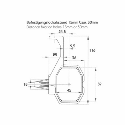 Luce d'ingombro a LED rossa/bianca Superpoint_1