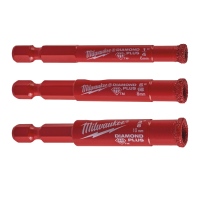 Diamantbohrer-Set 1/4" 3-teilig, Milwaukee