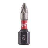 Bit PZ1 x 25mm SHOCKWAVE™ 25 Stk., Milwaukee