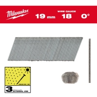 Stauchkopf-Nägel 18G Inox19mmSC3, Milwaukee