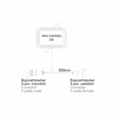 Unita di controllo LED PRO-CONTROL 12 Volt, 5-poli_1