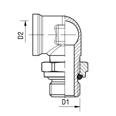 Raccord coudé 90° ABC M10X 1,0 - M12X1,5 Raufoss_2