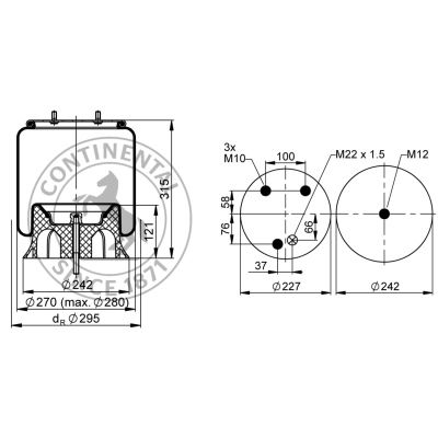 Soffieto d'aria compl con Pistone plastica, CONTI_1