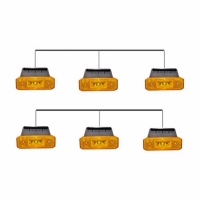 Ghirlanda cablata 2x3 luci di posizione 24V