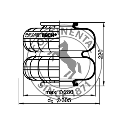 Coussins pneumatique deux plis, CONTI_1