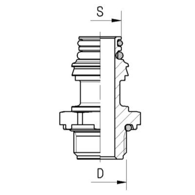 Raccordo Small 3/8" 18 NPTF Raufoss_1