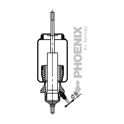 Kabinenluftfederbalg mit Kunststoffkolben, Phoenix_0