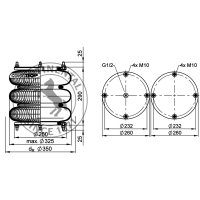 Coussins pneumatique Trinité, CONTI