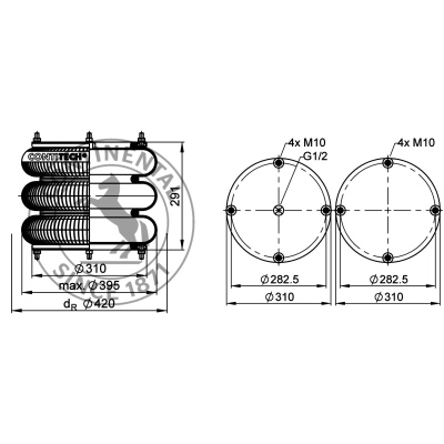 Coussins pneumatique Trinité, CONTI_0