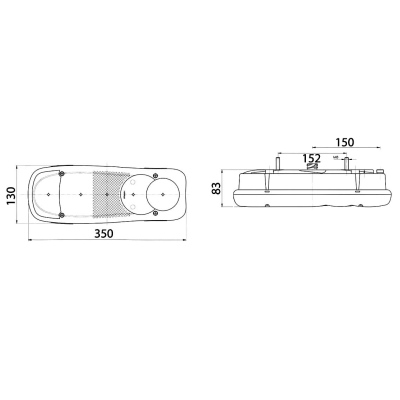 Fanale posteriore Destro, cicalino, AMP 1.5 -7 pin_4