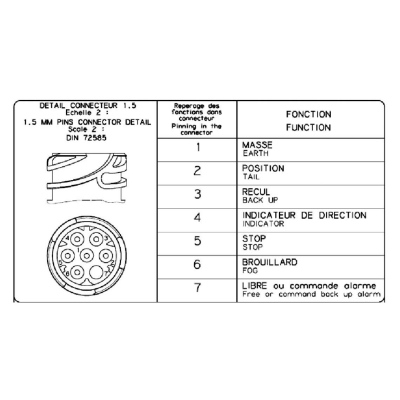 Fanale posteriore Destro con AMP 1.5 - 7 pin_2